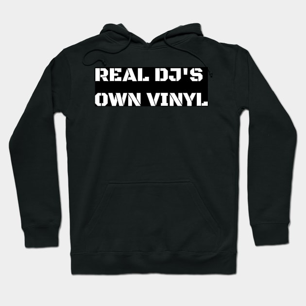 REAL DJ'S OWN VINYL Hoodie by CRAE